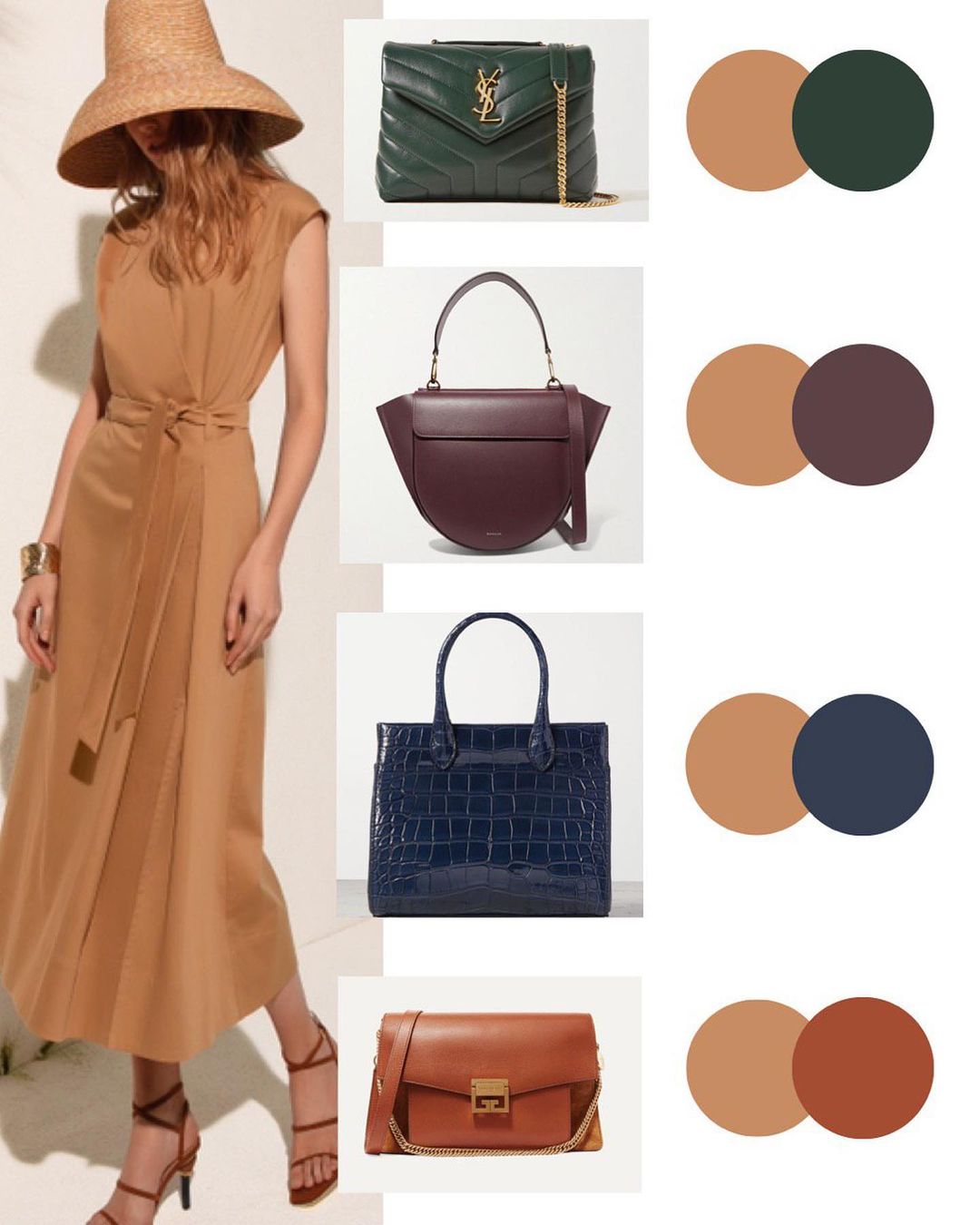 Андре Тан розповів, як легко підібрати сумку до сукні: колірні схеми