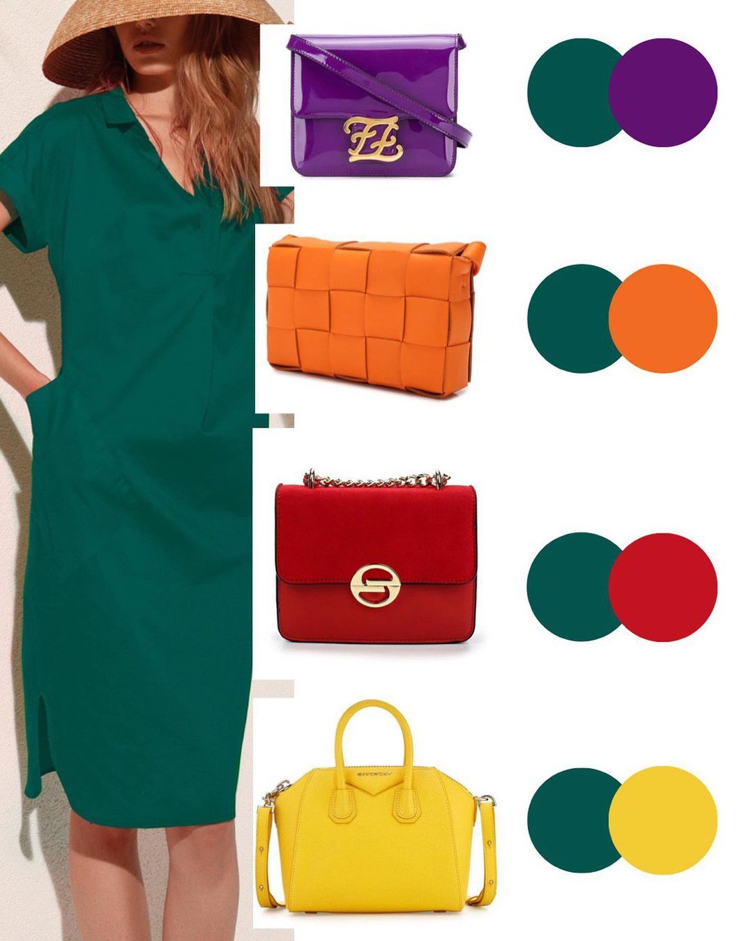 Андре Тан розповів, як легко підібрати сумку до сукні: колірні схеми