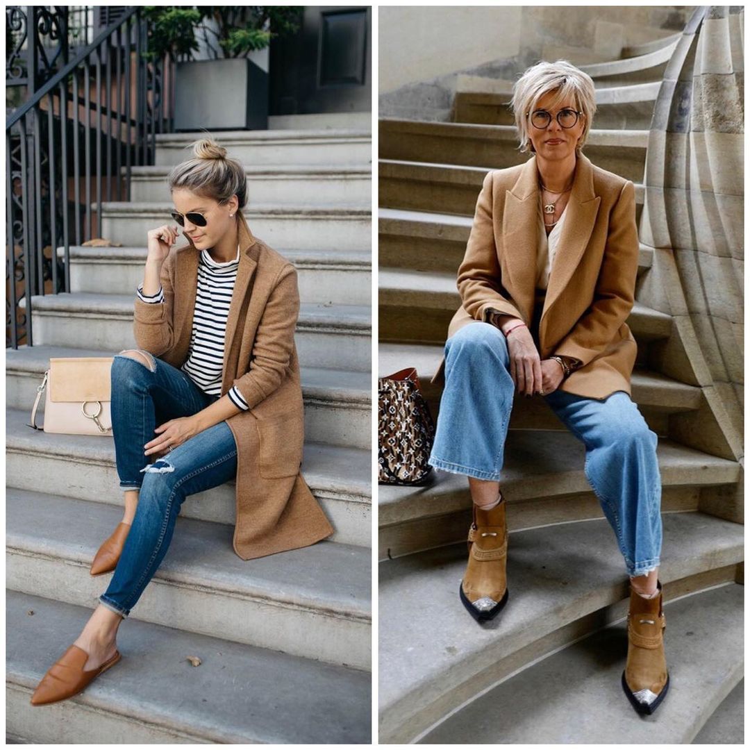 Не бывает неуместных цветов, форм и трендов: стилист показала, что носить в 45 плюс