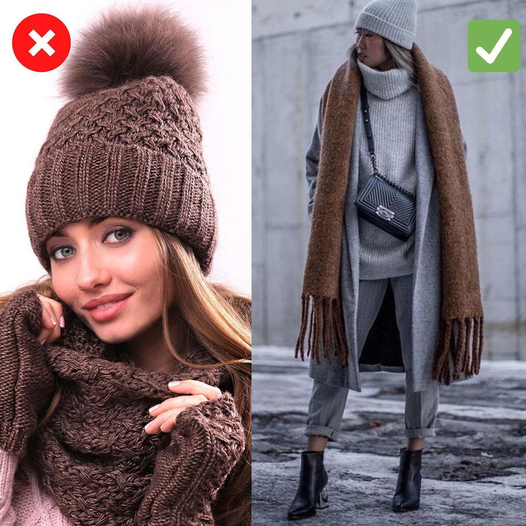 Шапка і рукавички одного кольору - це нудно: Андре Тан назвав головні помилки в підборі аксесуарів