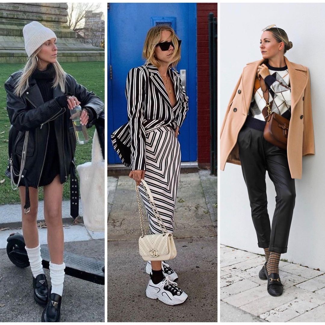 Навіть з сукнями і туфлями: стиліст розповіла, з чим носити високі шкарпетки летом 2021