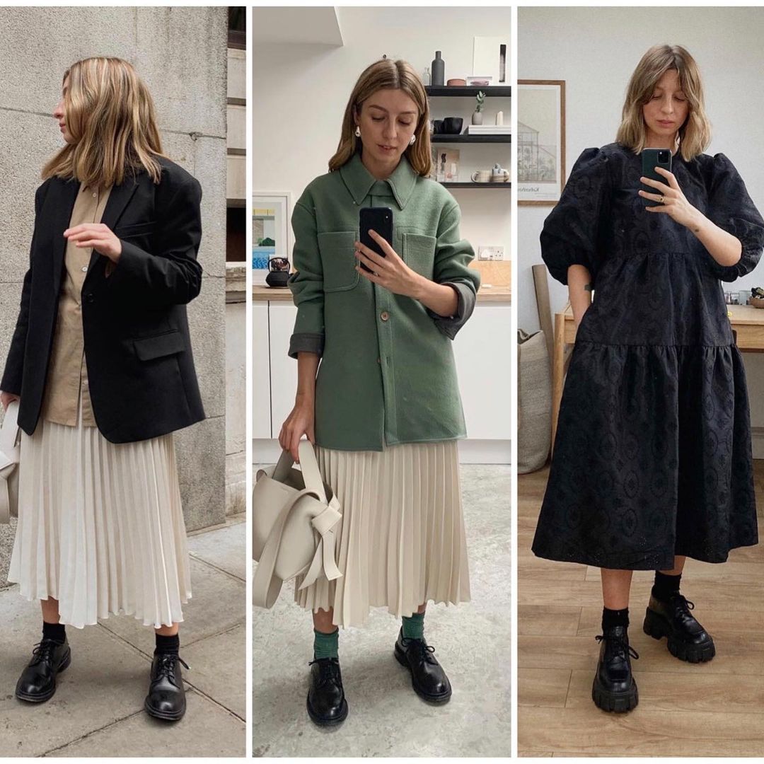 Навіть з сукнями і туфлями: стиліст розповіла, з чим носити високі шкарпетки летом 2021