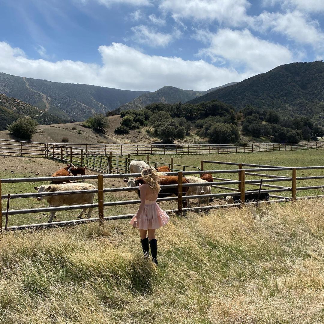 Горячая ковбойша: дочь Брежневой в воздушном мини соблазнила красотой среди прерий