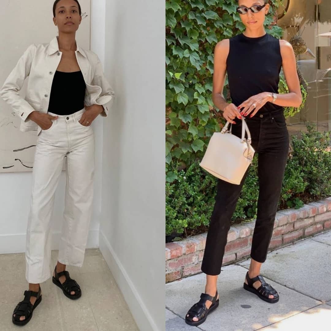 Зі спідницями і спортивними костюмами: стиліст показала, як носити сандалі влітку 2021