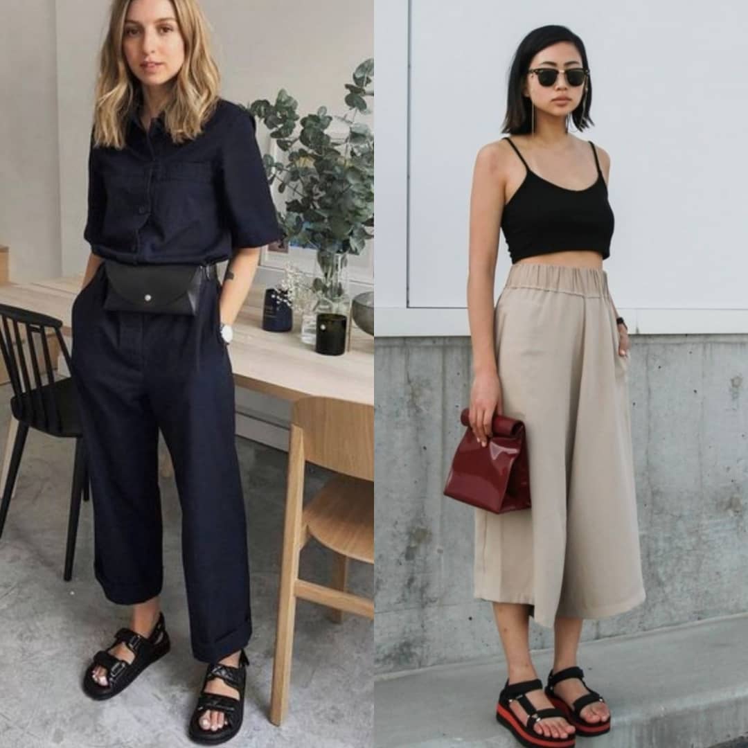 Зі спідницями і спортивними костюмами: стиліст показала, як носити сандалі влітку 2021