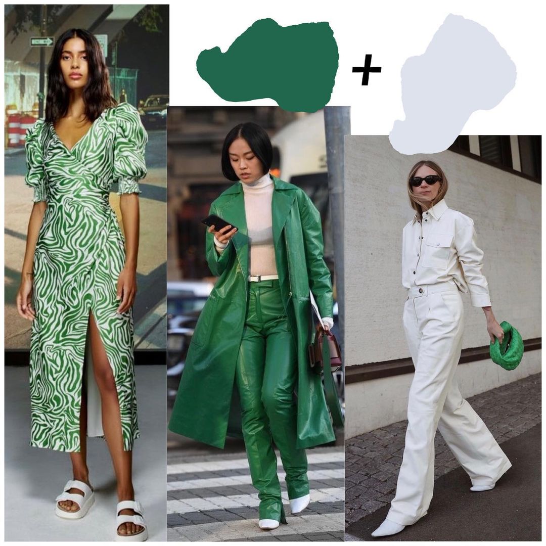 Подходит всем: стилист показала, с чем сочетать зеленый цвет летом 2021