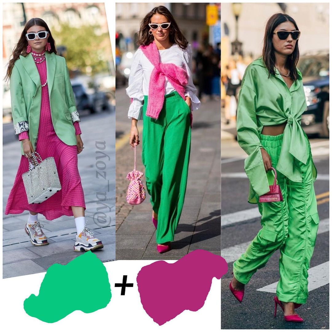 Подходит всем: стилист показала, с чем сочетать зеленый цвет летом 2021