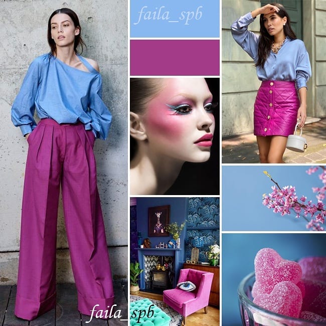 Голубой, малиновый, лавандовый: стилист назвала 7 главных цветовых комбинаций этого лета