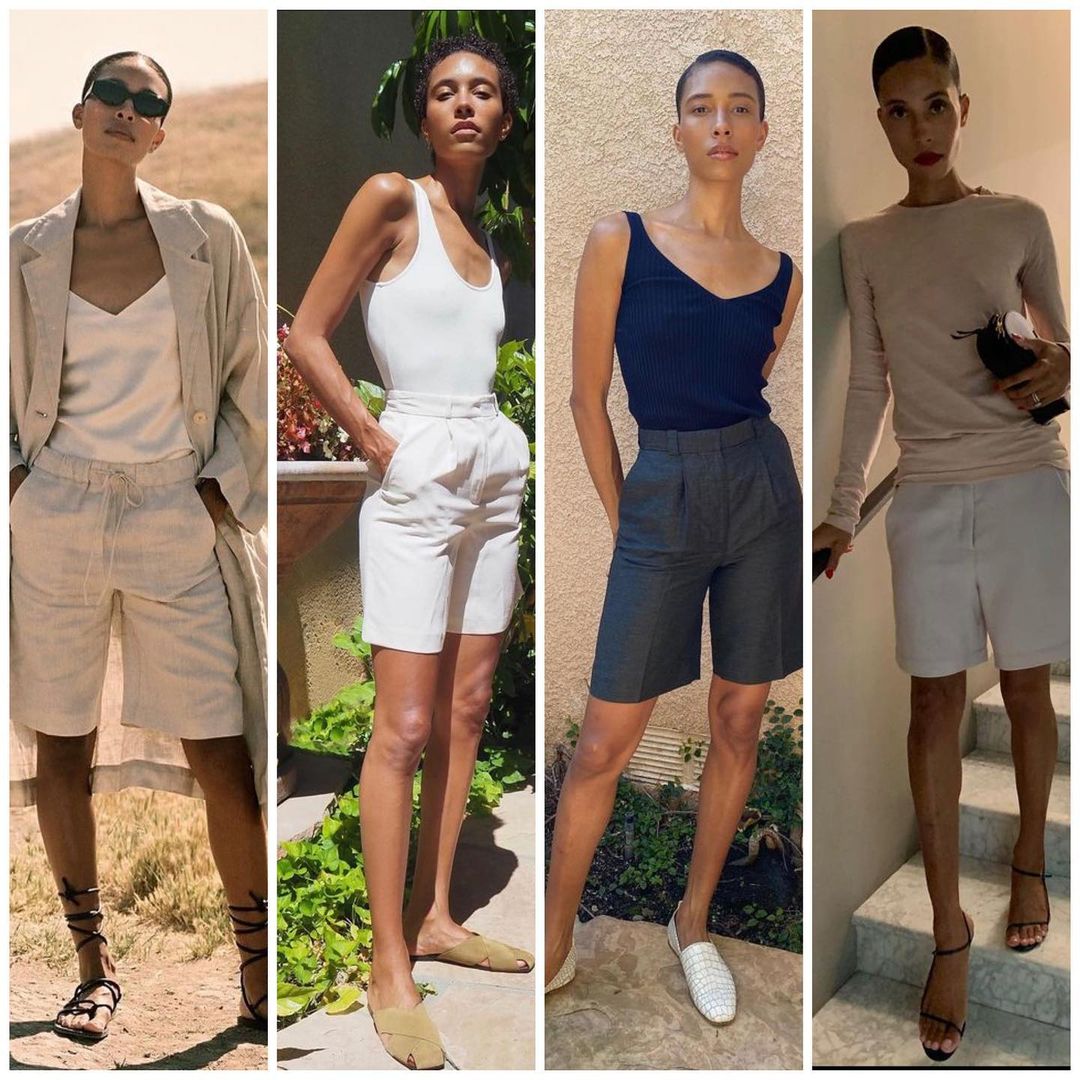 Бермуды, велосипедки и деним: стилист показала топ городских шортов на лето 2021