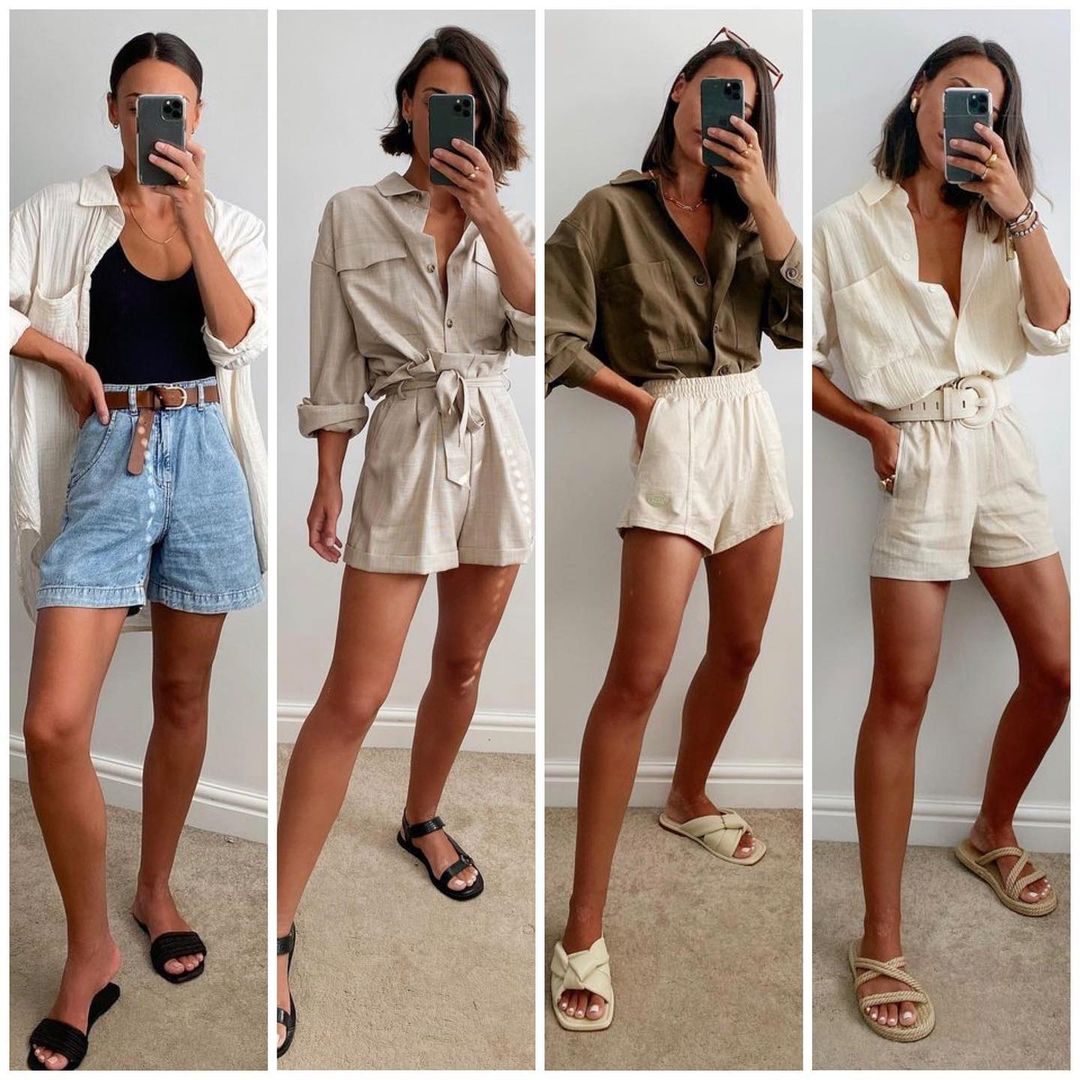 Бермуды, велосипедки и деним: стилист показала топ городских шортов на лето 2021