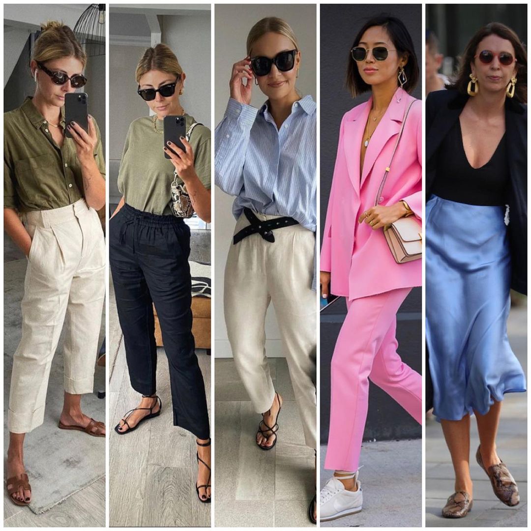 И по-деловому, и по-летнему: стилист показала топ лучших офисных образов на лето