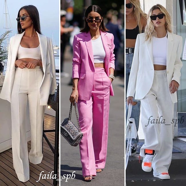 Хит лета 2021: стилист показала, с чем лучше всего сочетается кроп-топ