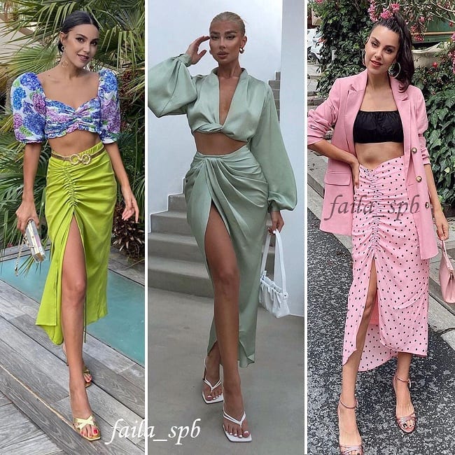 Хит лета 2021: стилист показала, с чем лучше всего сочетается кроп-топ