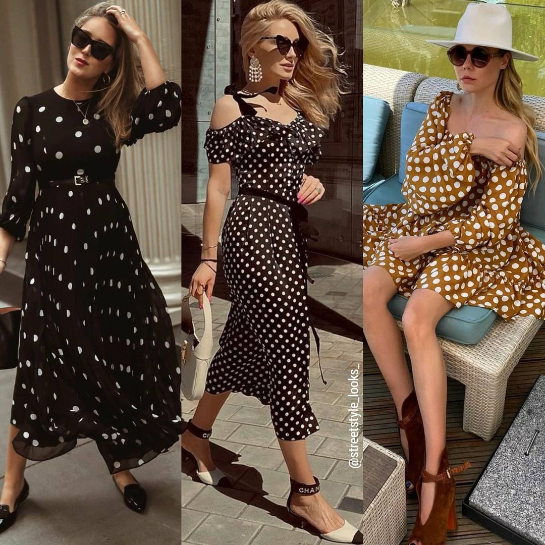 Вечная классика: стилист показала принт на платье, который никогда не выходит из моды