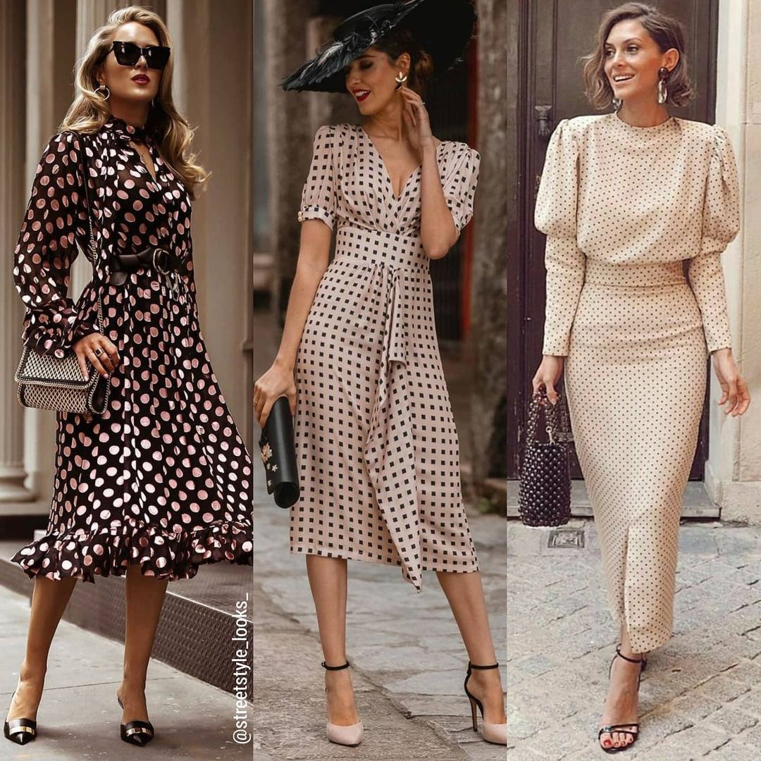 Вечная классика: стилист показала принт на платье, который никогда не выходит из моды