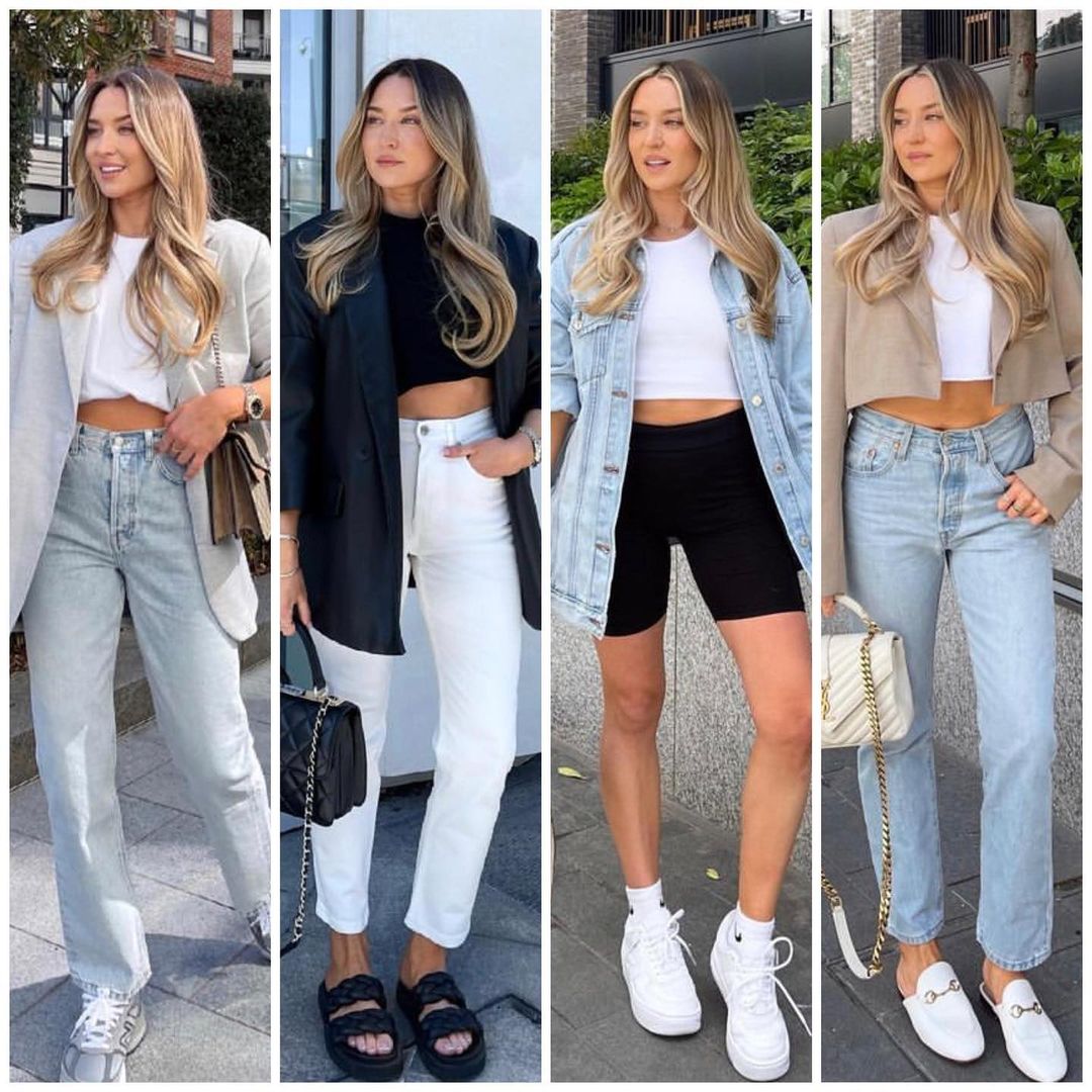 Верх от купальника и обрезанная майка: стилист показала, как лучше носить топ летом