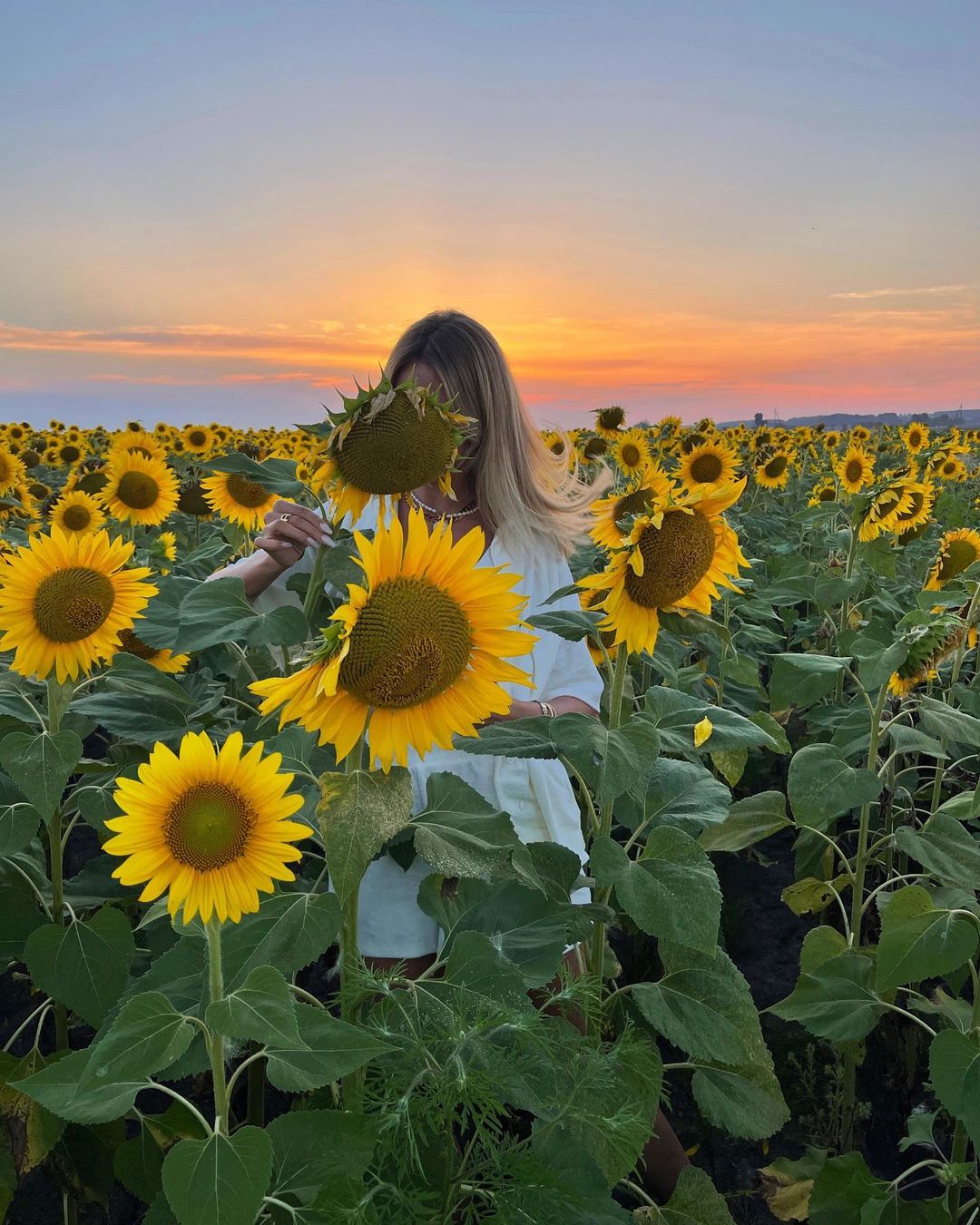 Леся Нікітюк у кроп-топі влаштувала фотосесію в соняшниках: "досить топтати"