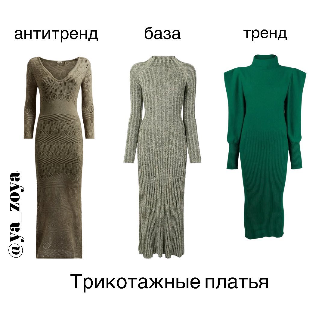 Вычислить и выбросить: стилист показала 7 антитрендов в платьях, которые все продолжают носить