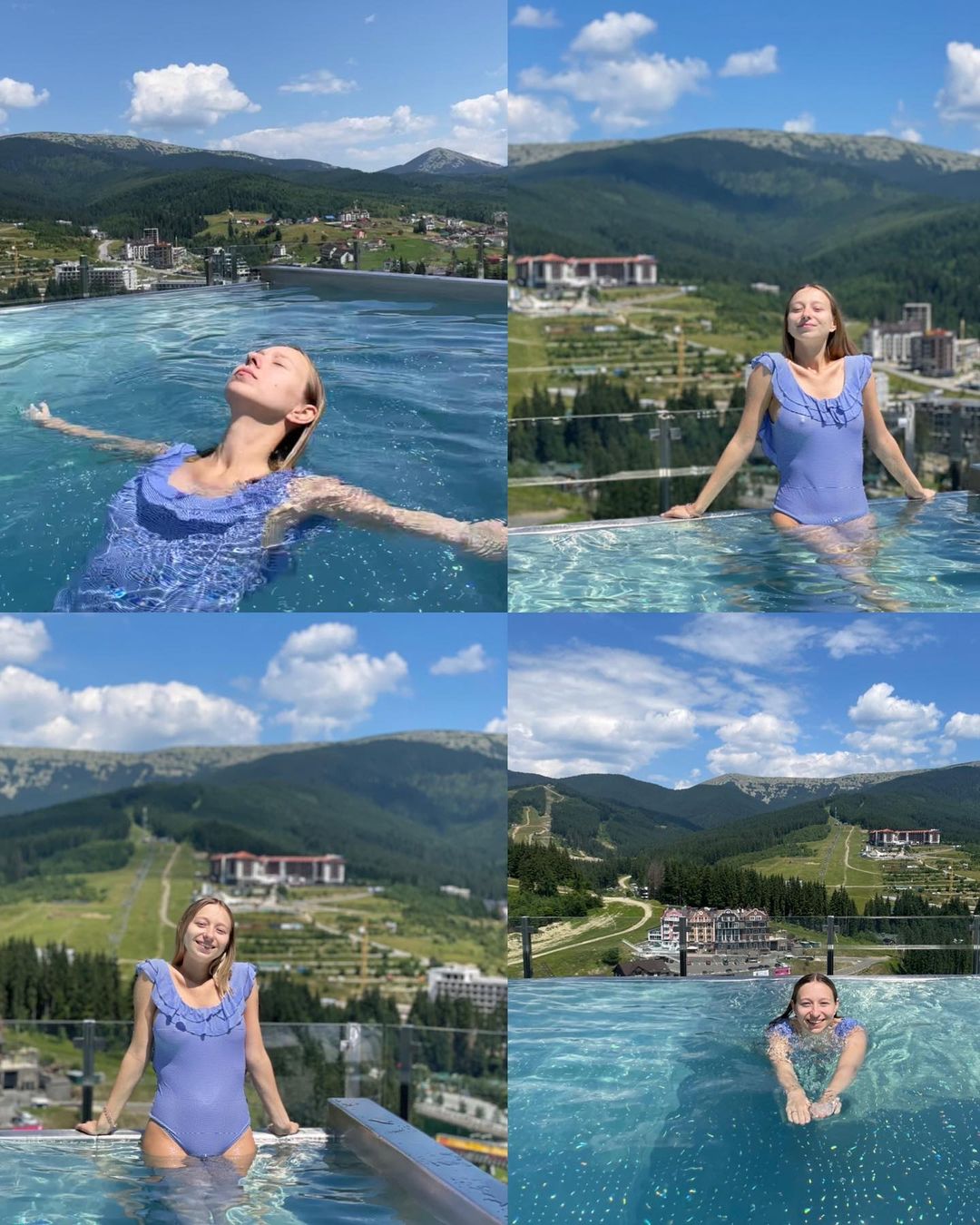 Дружина Павлика показала фігуру в купальнику через 2 місяці після пологів