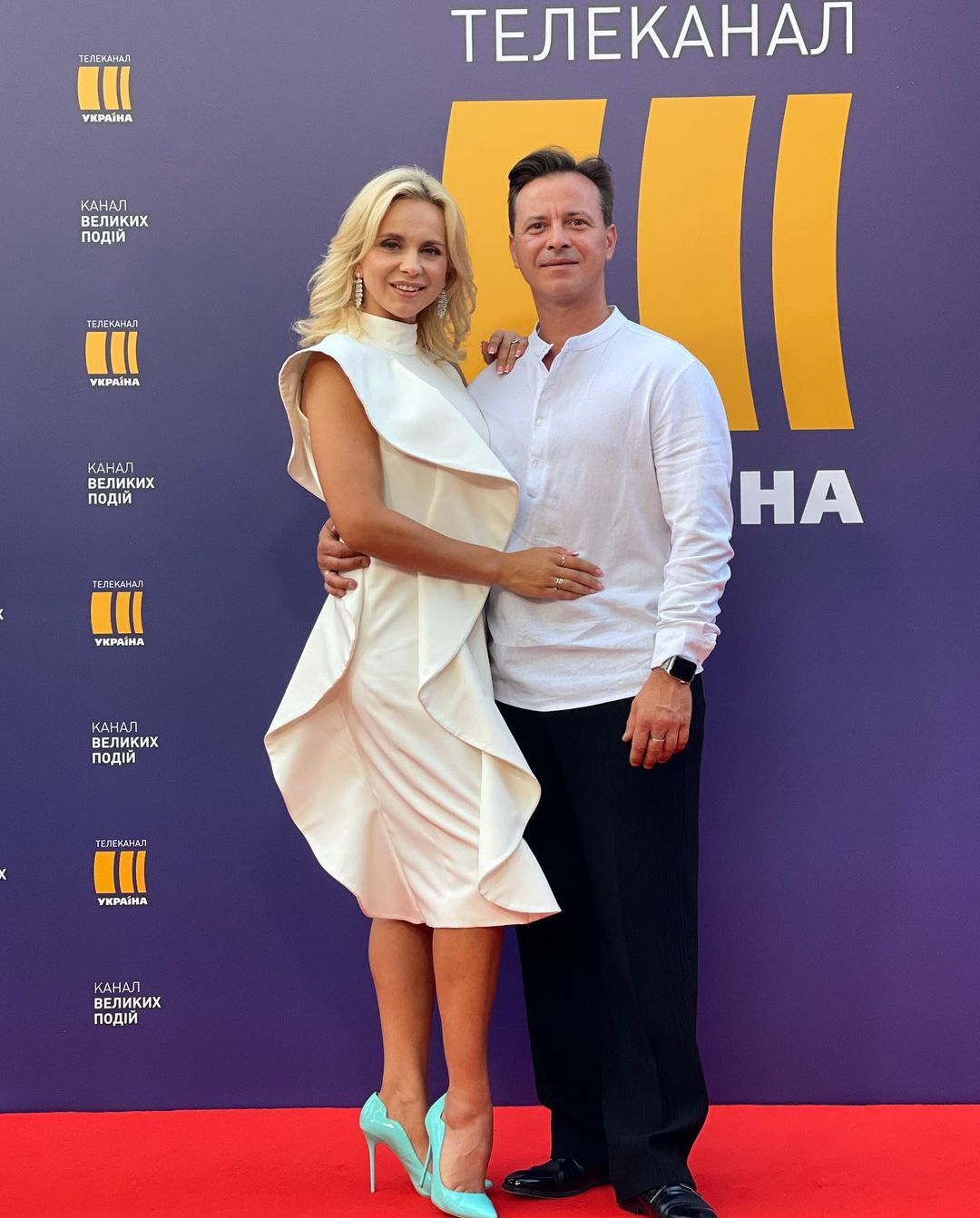 Шикарна пара: Лілія Ребрик з чоловіком &quot;вигуляли&quot; стильні вбрання на червоній доріжці