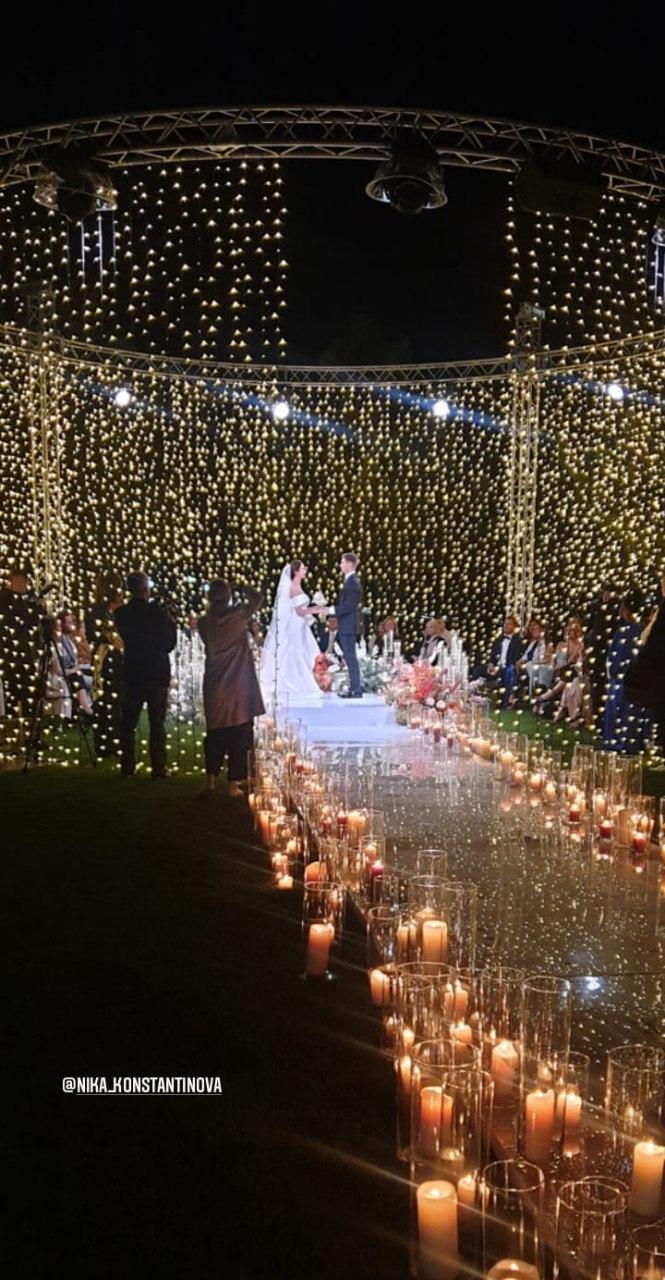 Владимир Остапчук и Кристина Горняк стали мужем и женой: первые свадебные фото