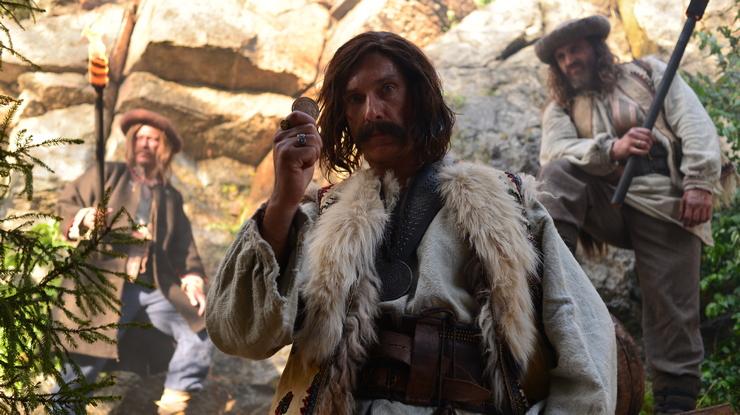 В сеть попали кадры со съемок нового рекламного ролика коньяка "Довбуш Карпатський"