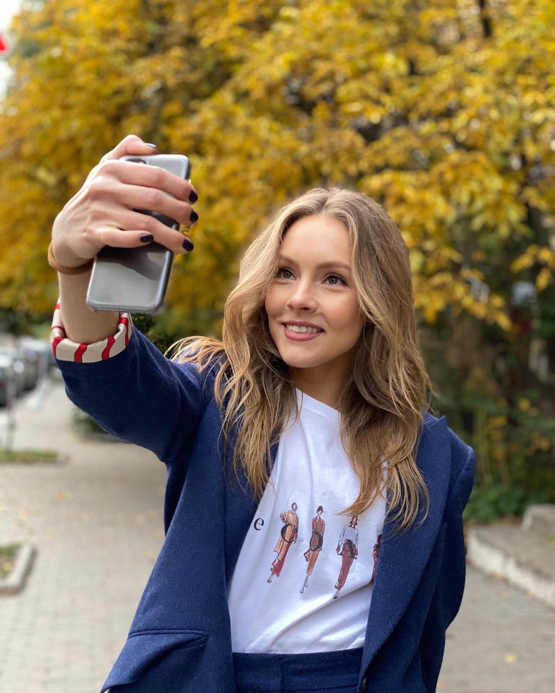 Просто захват: Олена Шоптенко показала, як носити самий трендовий костюм цієї осені