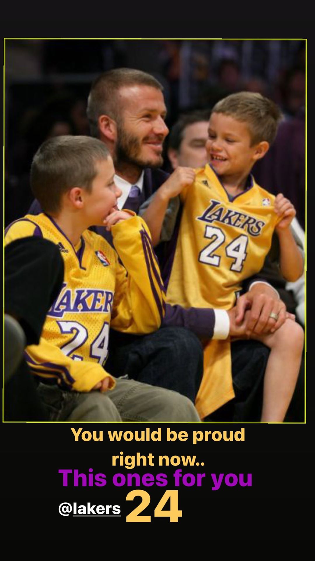 Папина гордость: Дэвид Бекхэм растрогал сеть архивным фото с сыновьями