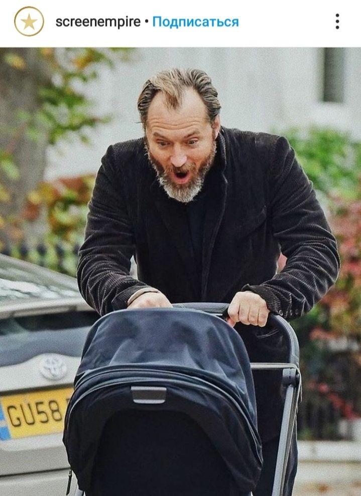 Найкращий тато в світі: Джуд Лоу розчулив мережу щасливим виглядом на прогулянці з шостою дитиною