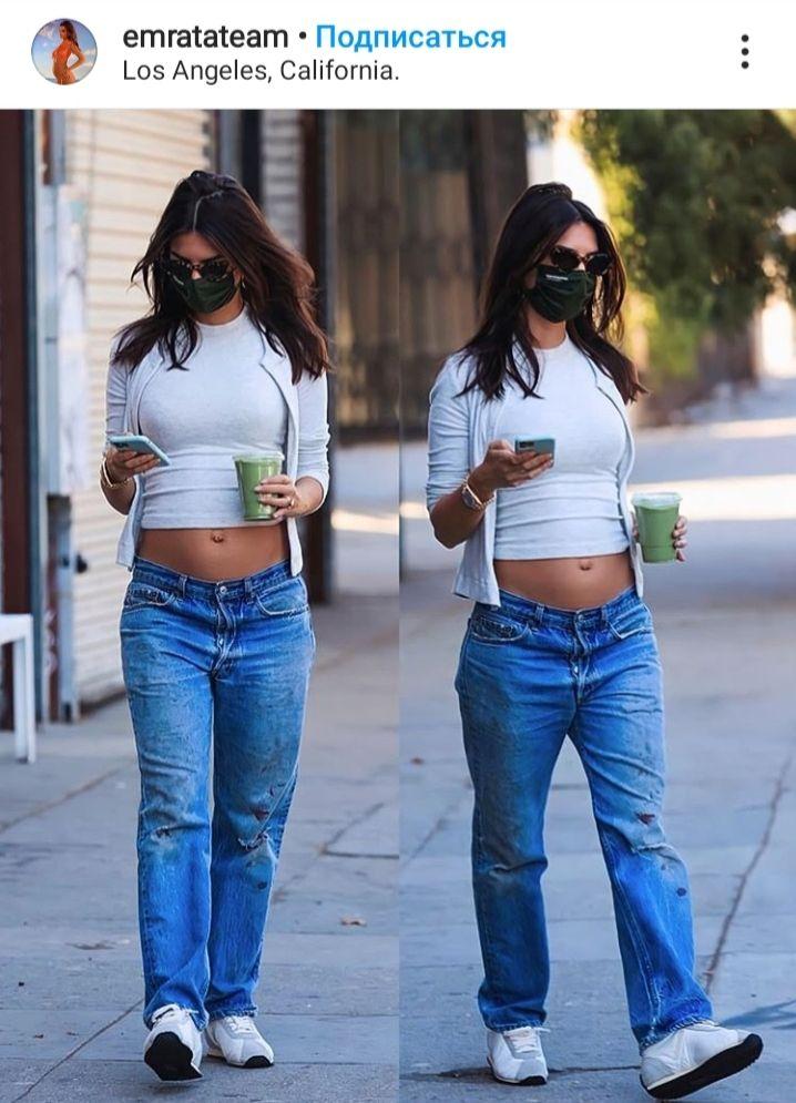 Соблазнительна всегда: Эмили Ратаковски подчеркнула беременный живот откровенной одеждой