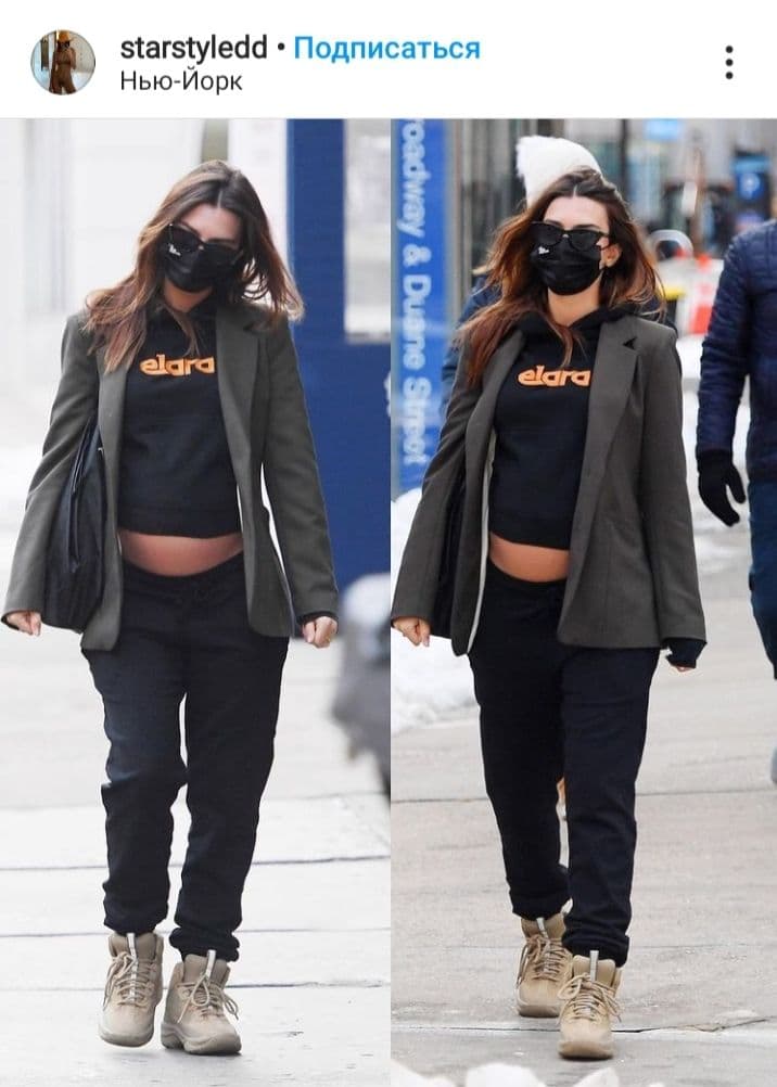 Срочно повторить: Эмили Ратаковски демонстрирует главную модную тенденцию на прогулке с мужем