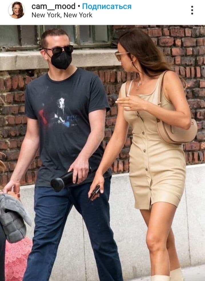 Семейная идиллия: Ирина Шейк и Брэдли Купер воссоединились на прогулке с дочкой