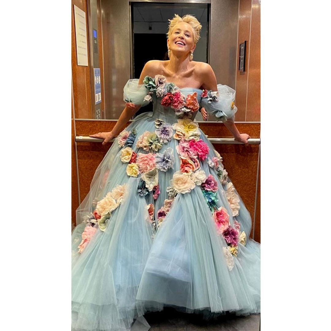 Сказочно красива: 63-летняя Шэрон Стоун в роскошном платье покорила Канны