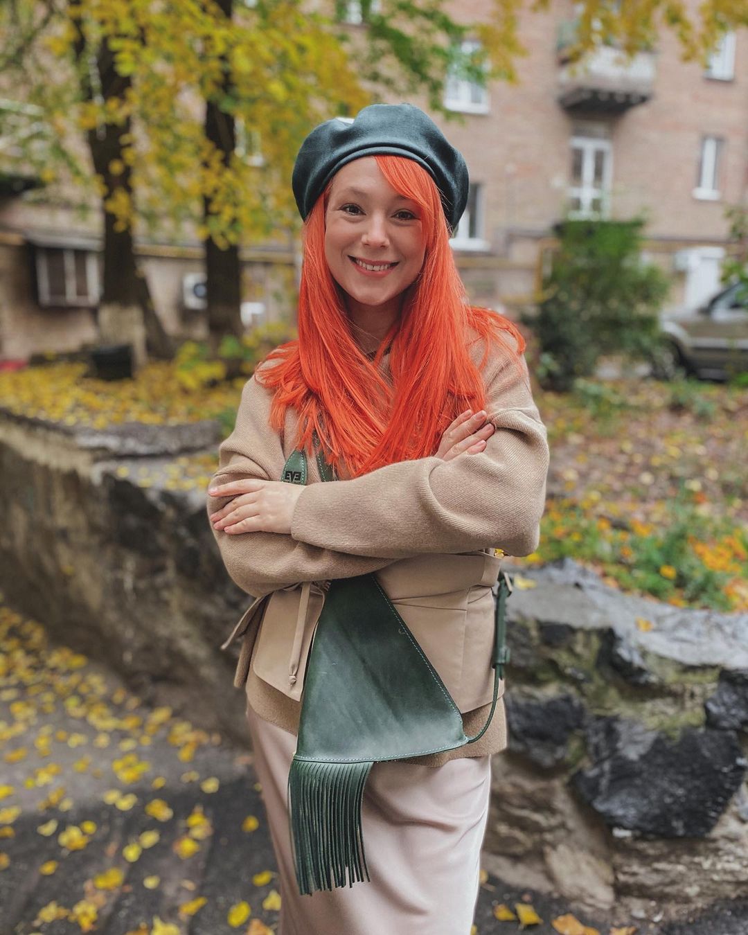 Бере і стильна куртка через плече: Світлана Тарабарова показала, як модно одягатися цієї осені