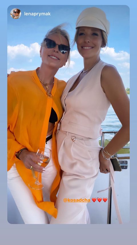 Именинница Осадчая устроила веселый девичник с Каменских, Астафьевой и Ефросининой