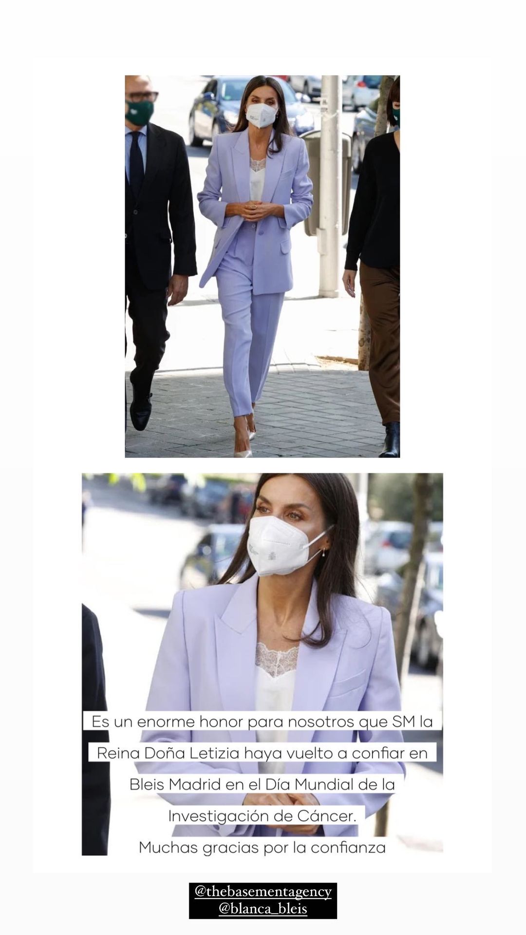 Новий чорний: королева Летиція вийшла в світ в костюмі наймоднішого кольору