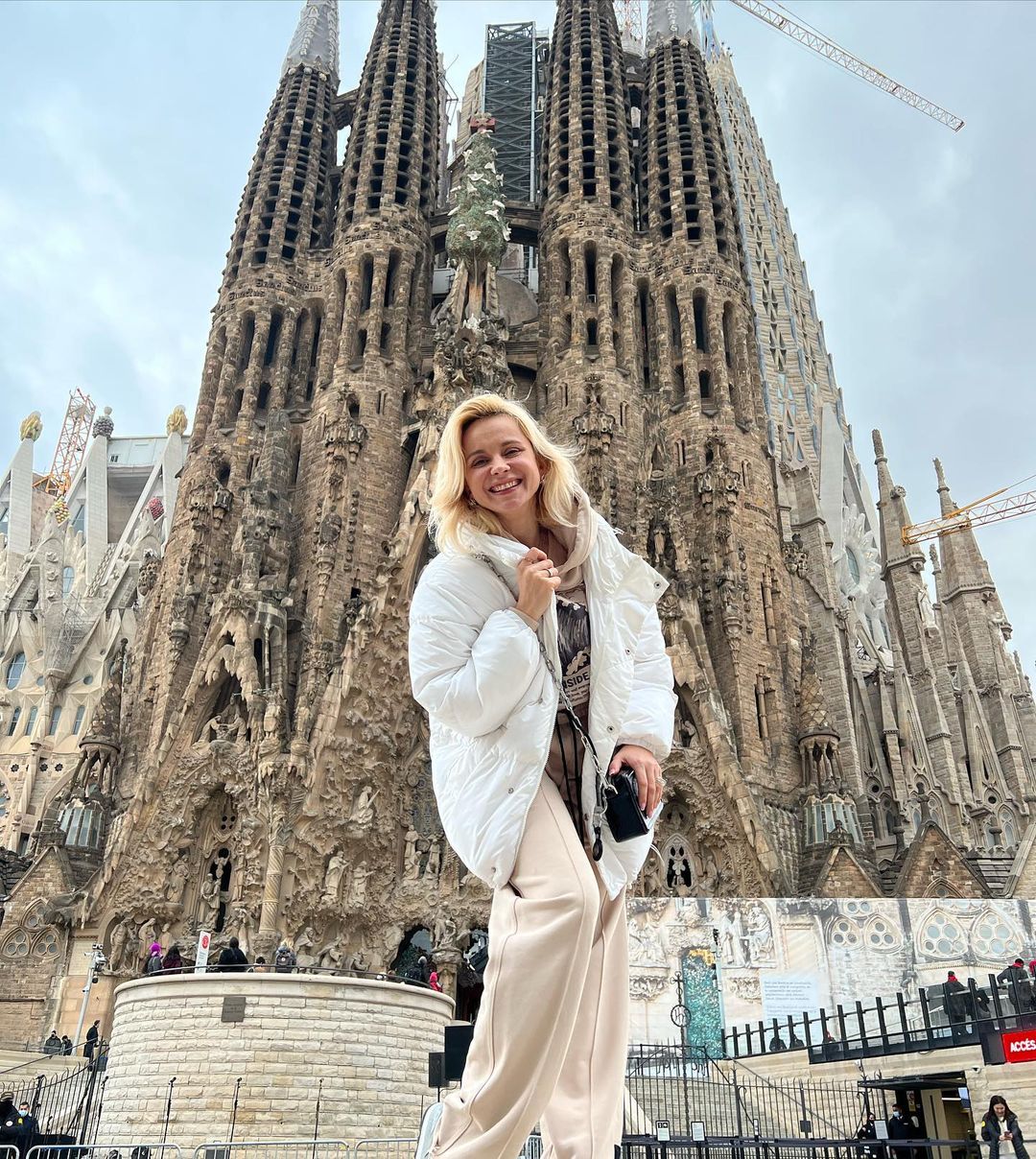 С тобой хоть на край света: Лилия Ребрик наслаждается романтикой с мужем в Барселоне