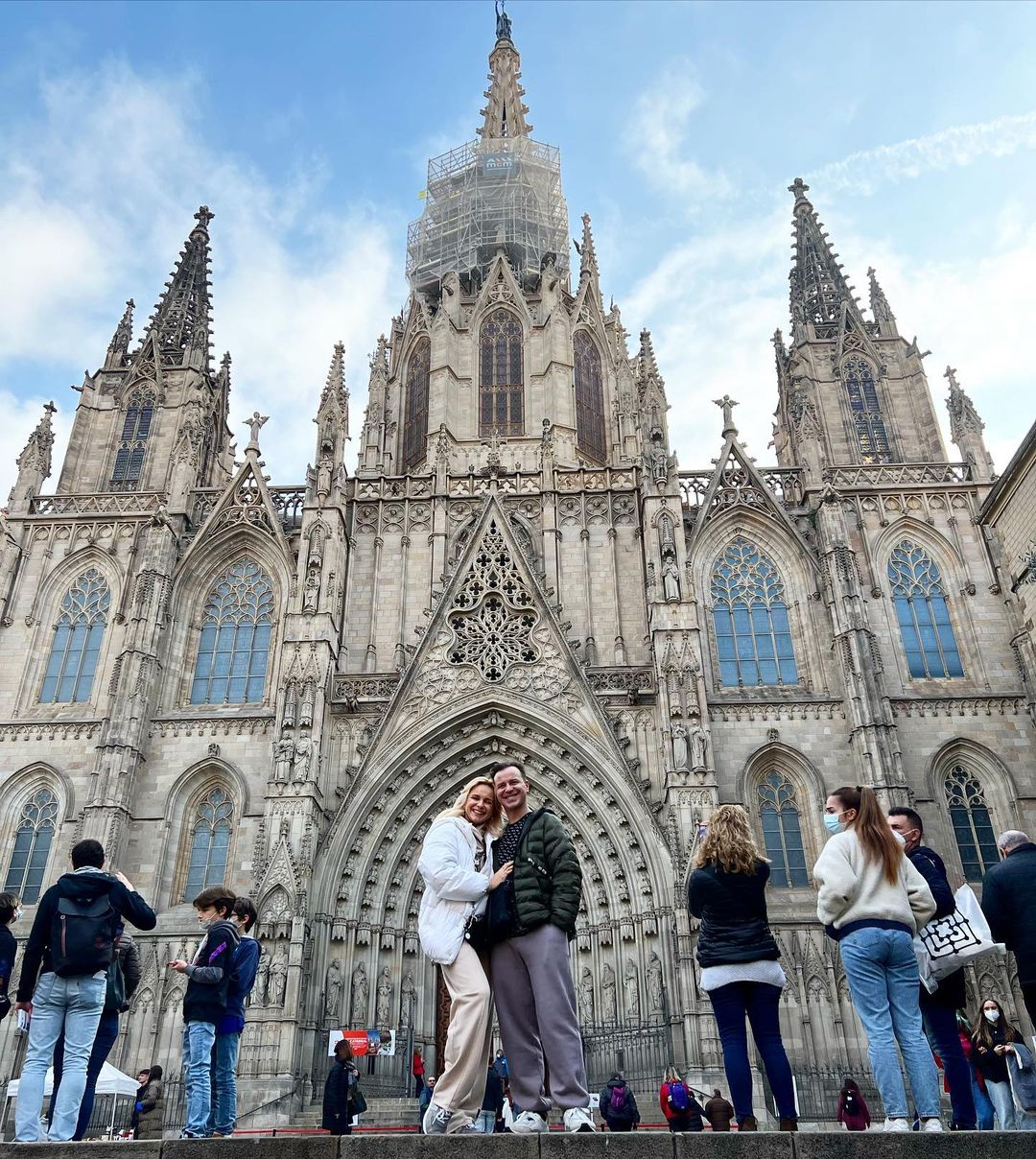 С тобой хоть на край света: Лилия Ребрик наслаждается романтикой с мужем в Барселоне