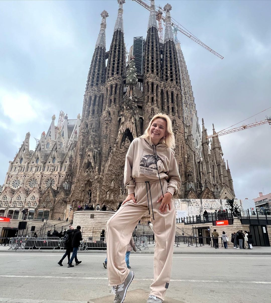 С тобой хоть на край света: Лилия Ребрик наслаждается романтикой с мужем в Барселоне