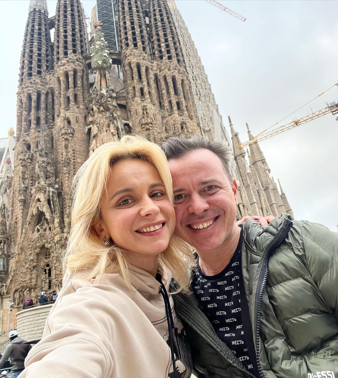 С тобой хоть на край света: Лилия Ребрик наслаждается романтикой с мужем в Барселоне