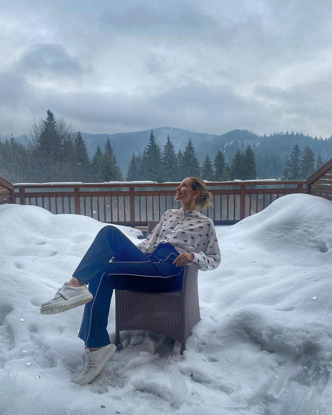 Гуцульский привет: Осадчая и Горбунов очаровали карпатской романтикой