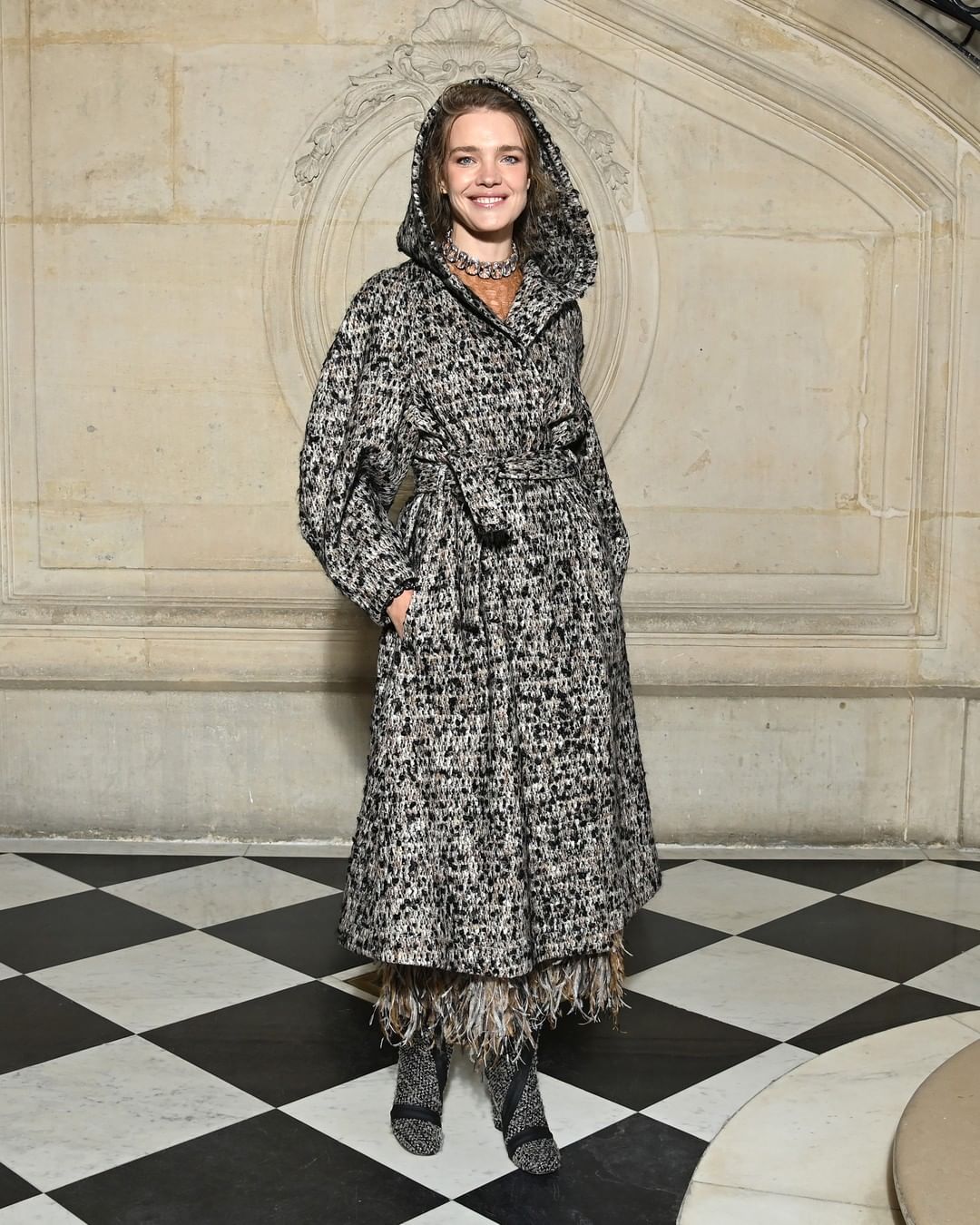 Кара Делевинь, Кьяра Ферраньи, Наталья Водянова и другие: самые яркие образы гостей показа Dior Couture