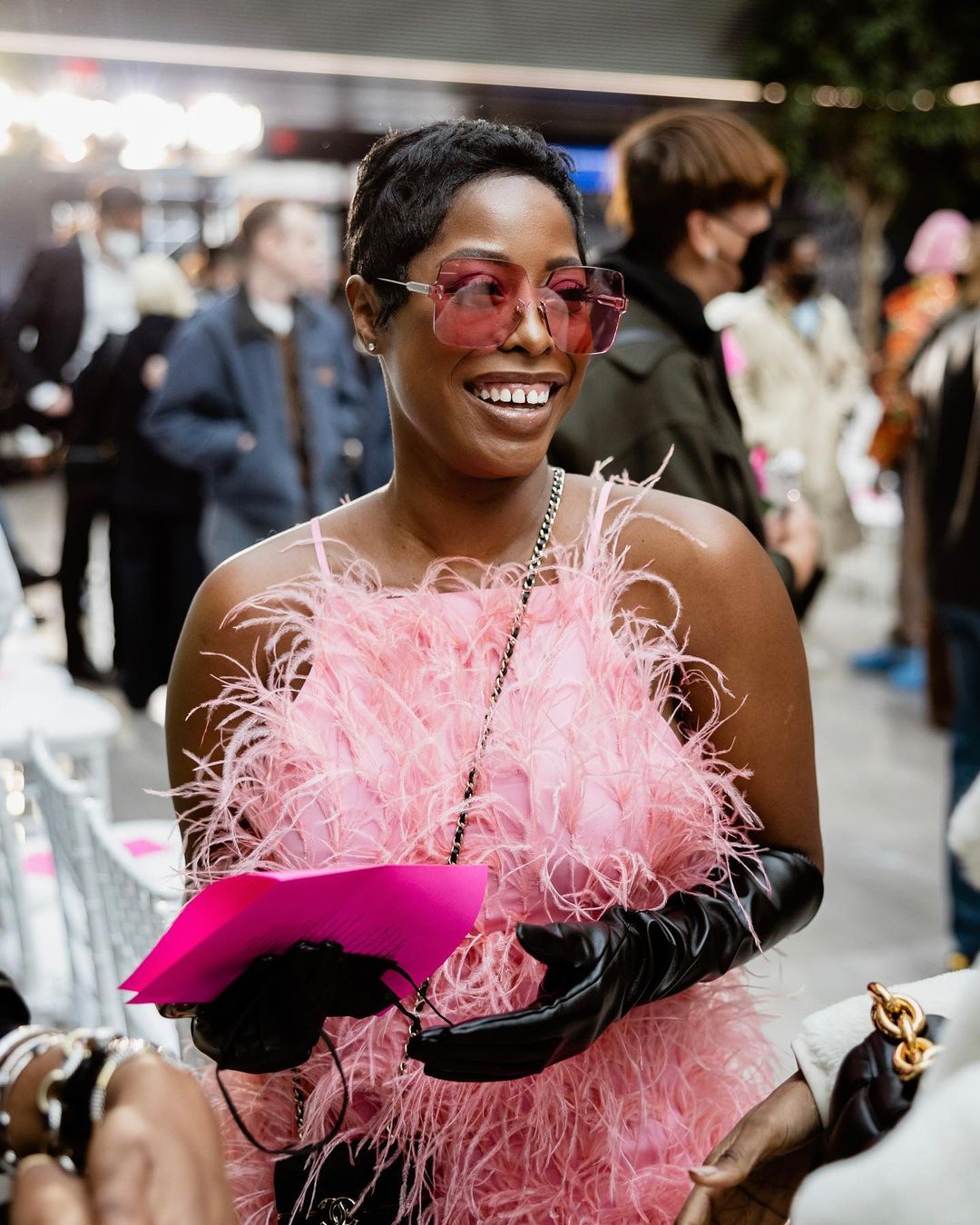 Лучший стритстайл на Неделе моды в Нью-Йорке осень-зима 2022