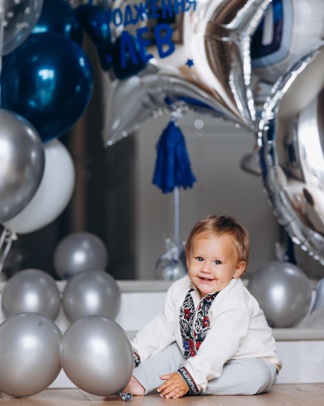 Квіткова і Добринін відзначили перший день народження сина: милі фото