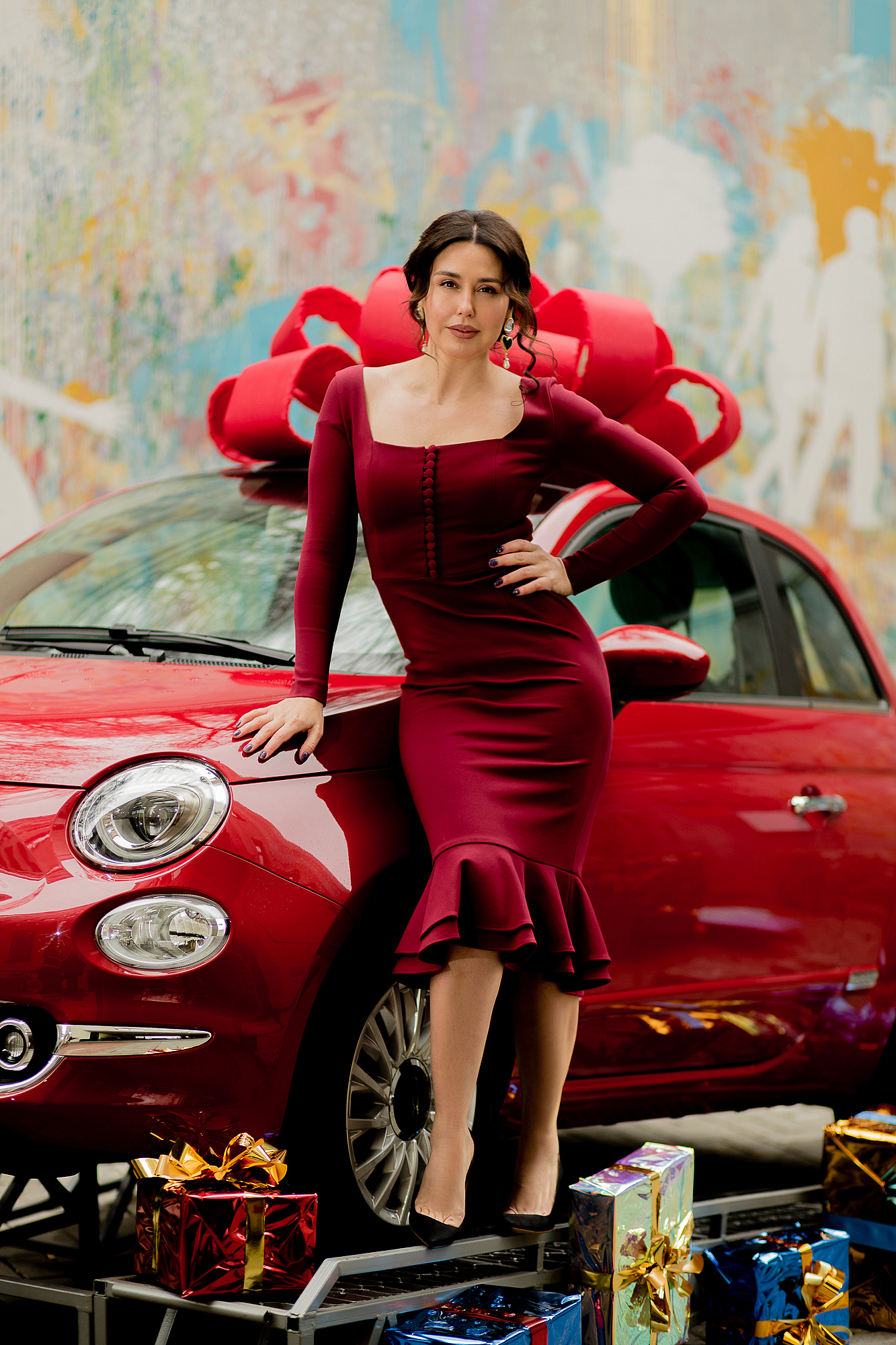 Украинская Моника Беллуччи: звезда &quot;плюсов&quot; Людмила Барбир примерила образ итальянской кинодивы