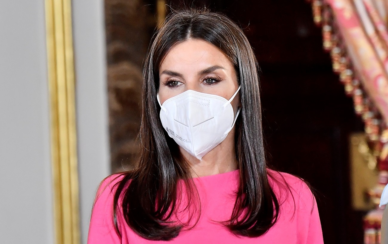 Яскраве плаття і човники з принтом: королева Летиція показала стильний образ на вихід