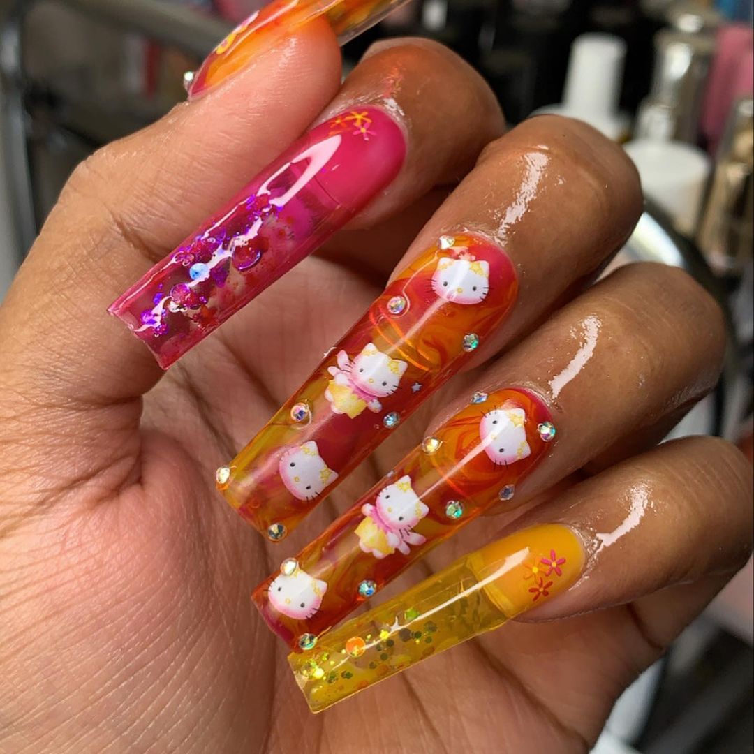 Тренд кавайи из Японии: этот яркий маникюр будет особо актуальным в 2022 (фото, видео)