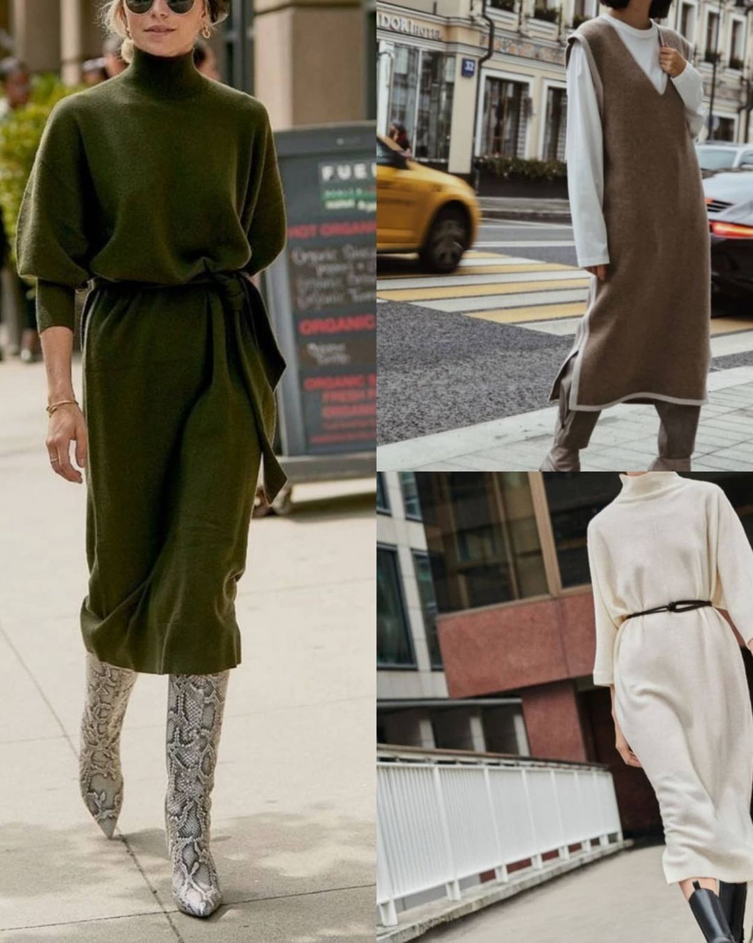 Бельевое и бохо: стилист показала самые стильные платья на холодный сезон