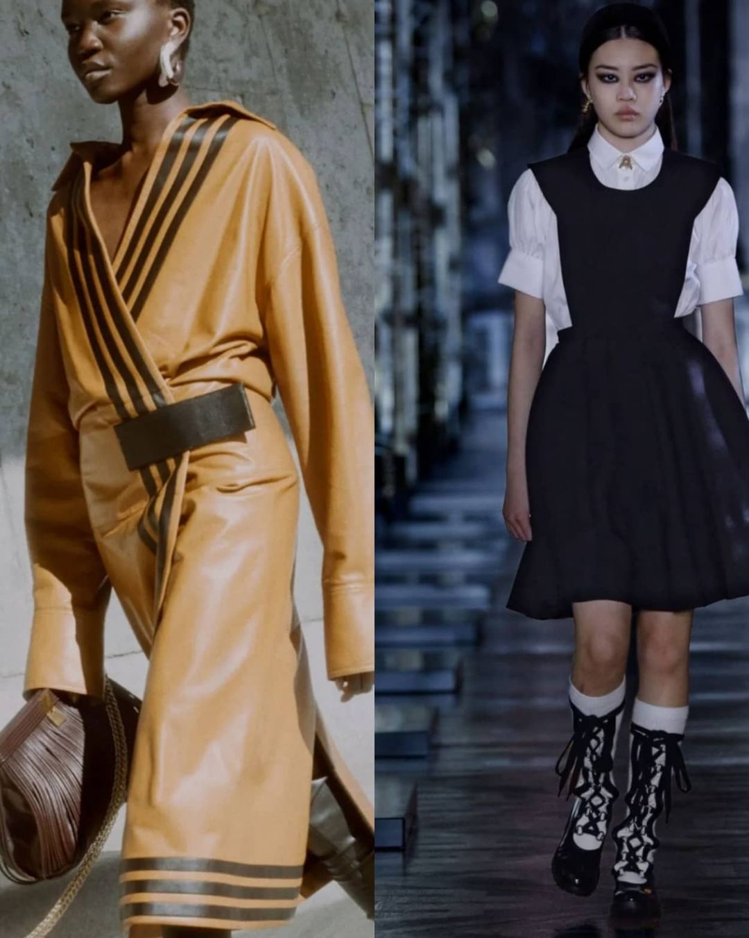 Бельевое и бохо: стилист показала самые стильные платья на холодный сезон