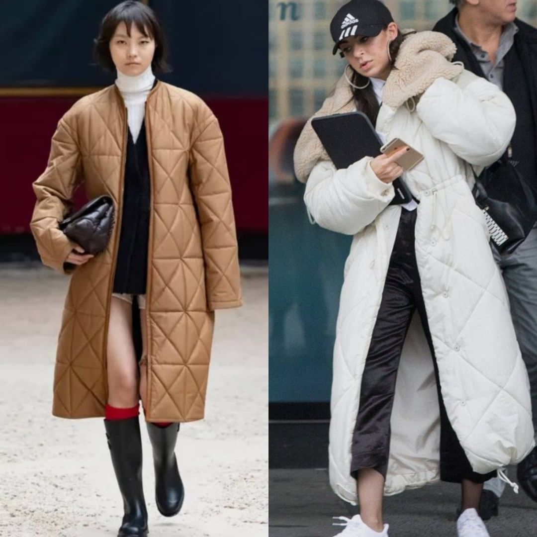 Довгі парки і куртки-халати: стиліст показала, який пуховик обрати на зиму 2021-2022